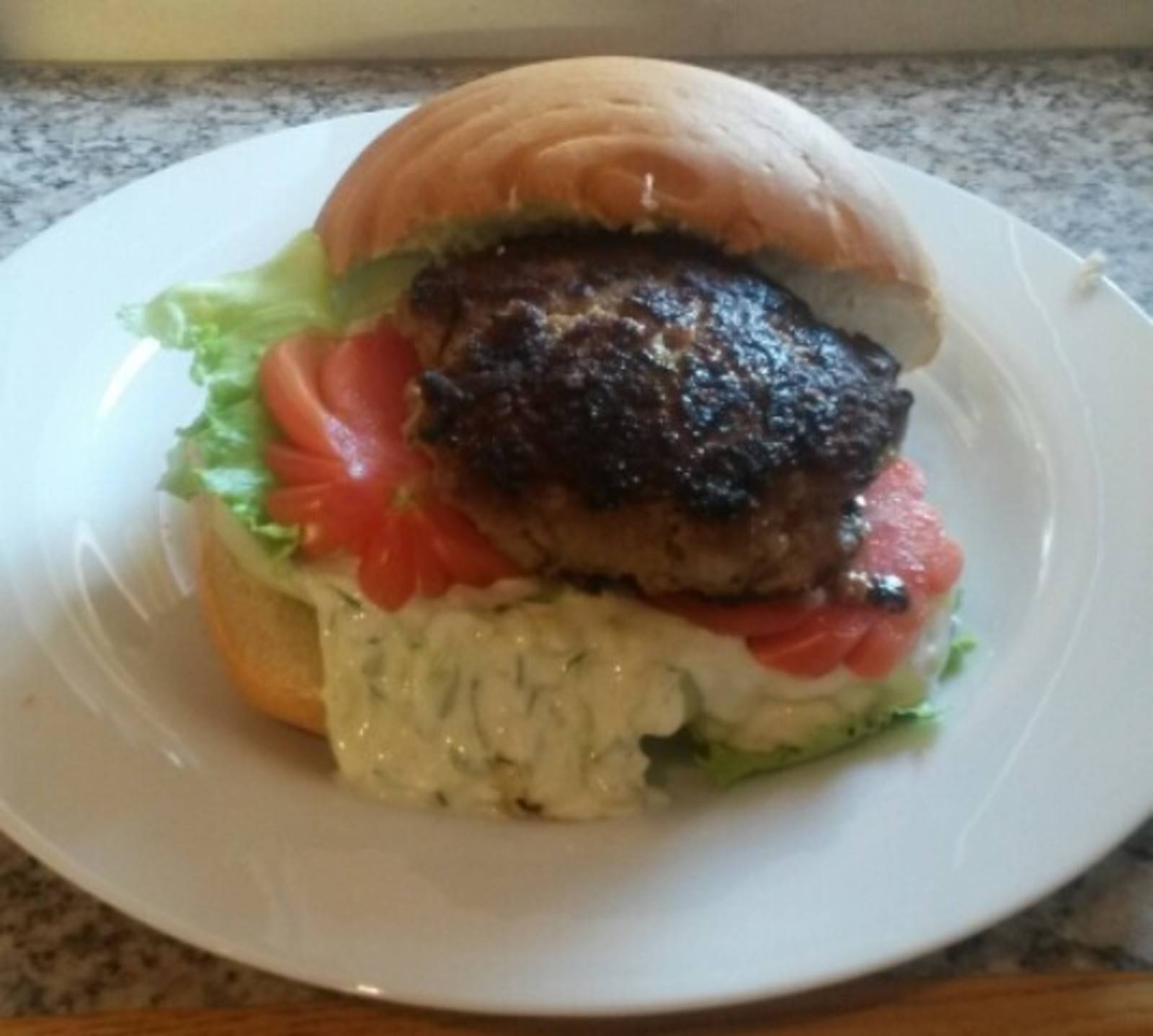 Greek-Style Burger