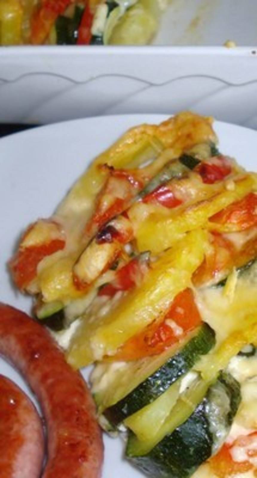 Erdäpfel-Zucchini Auflauf