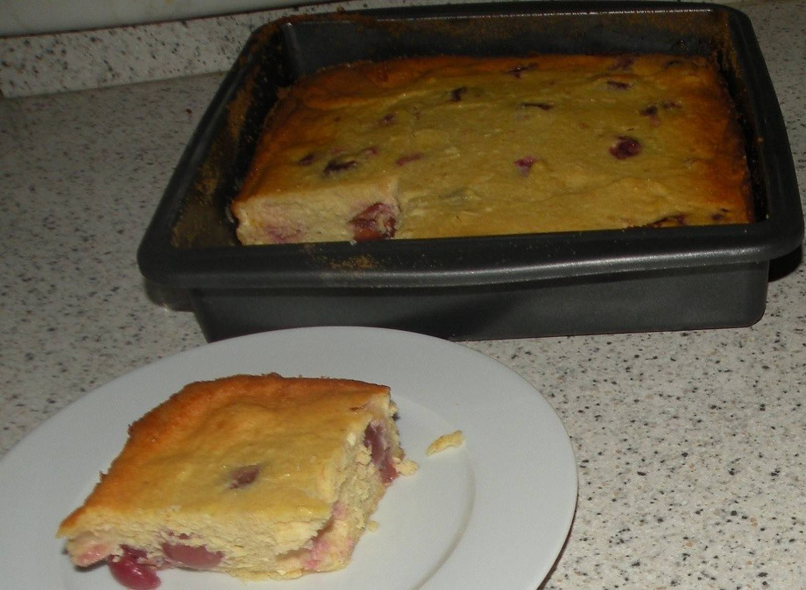 Kirschtopfenkuchen