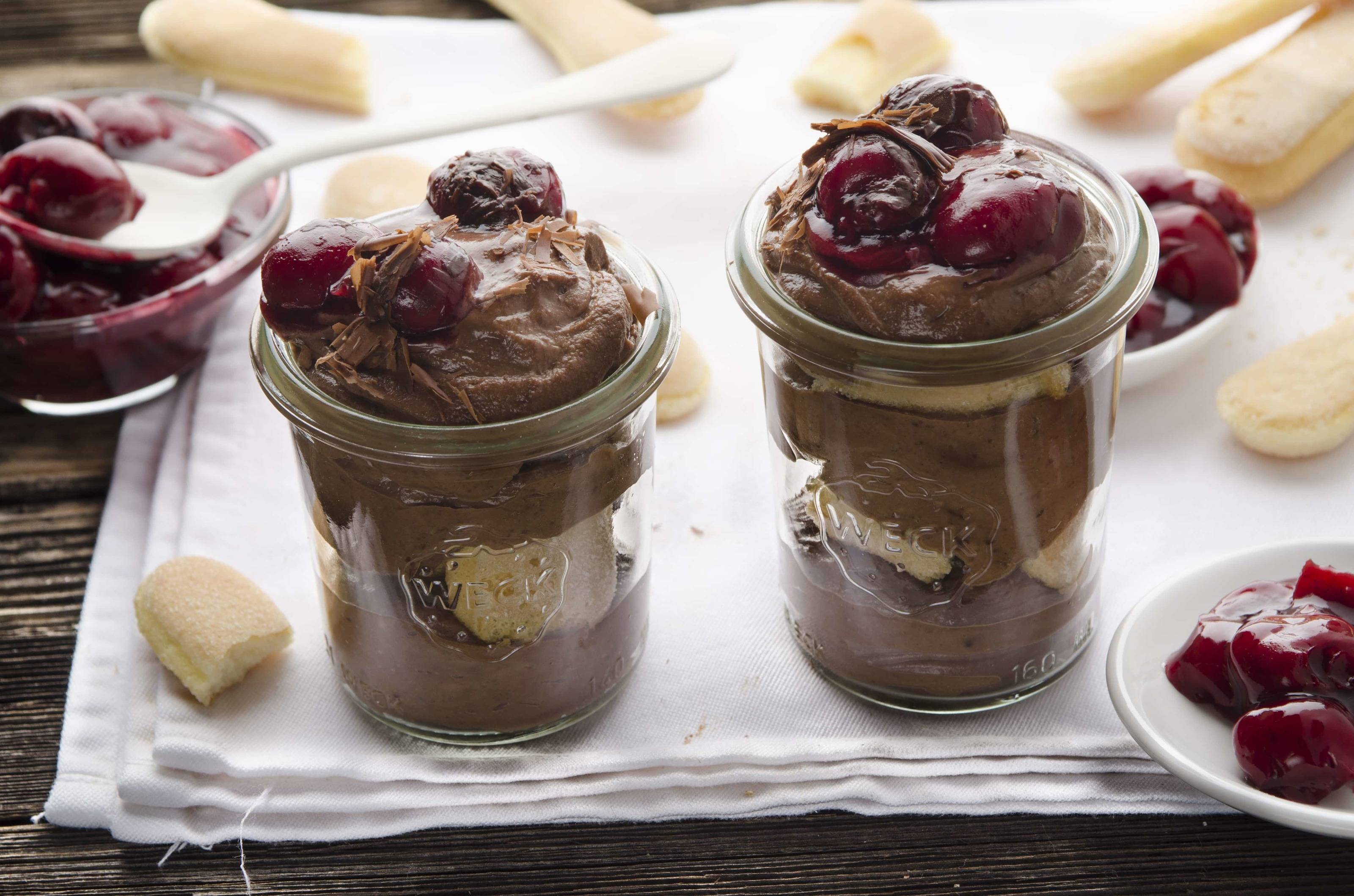Schwarzwälder Tiramisu ohne Ei Rezept