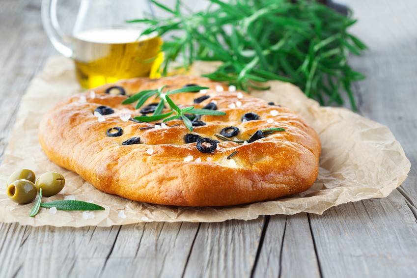 Oliven-Focaccia Rezept