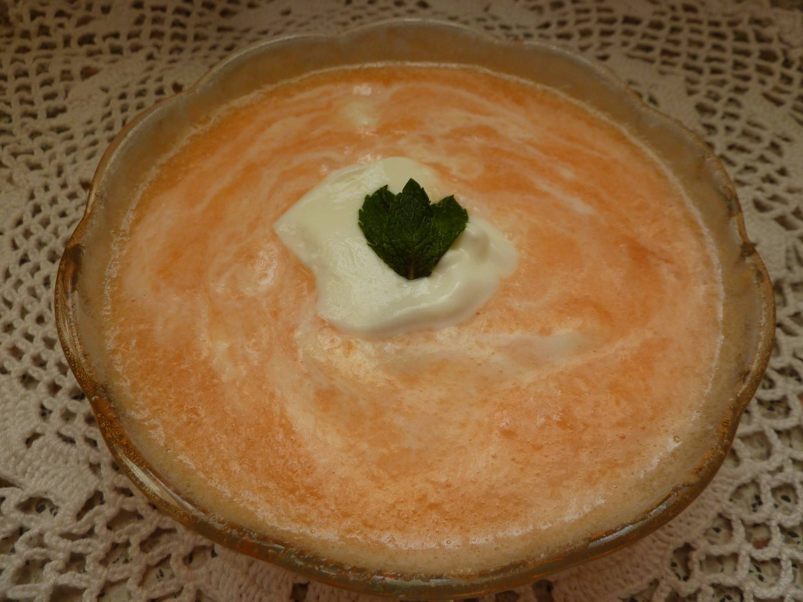 Melonen-Joghurt-Krem