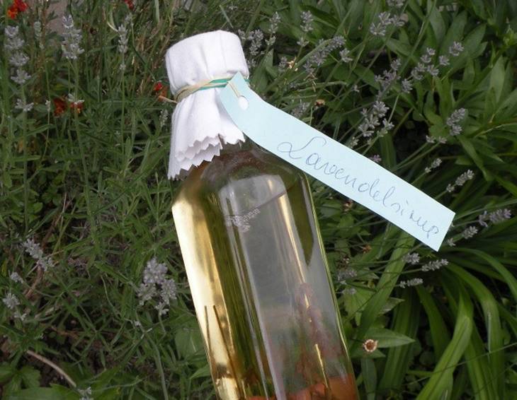 Lavendelsirup Lavendelsirup