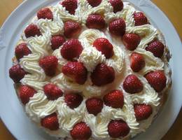 Erdbeer-Biskotten-Torte