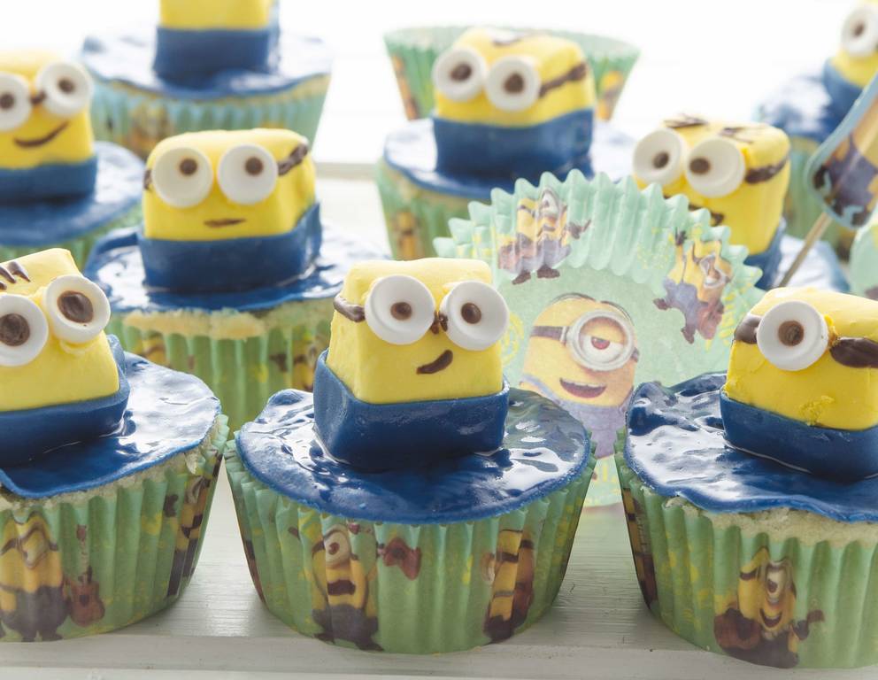 Bananen-Mandel-Minions-Muffin Bananen-Mandel-Minions-Muffin