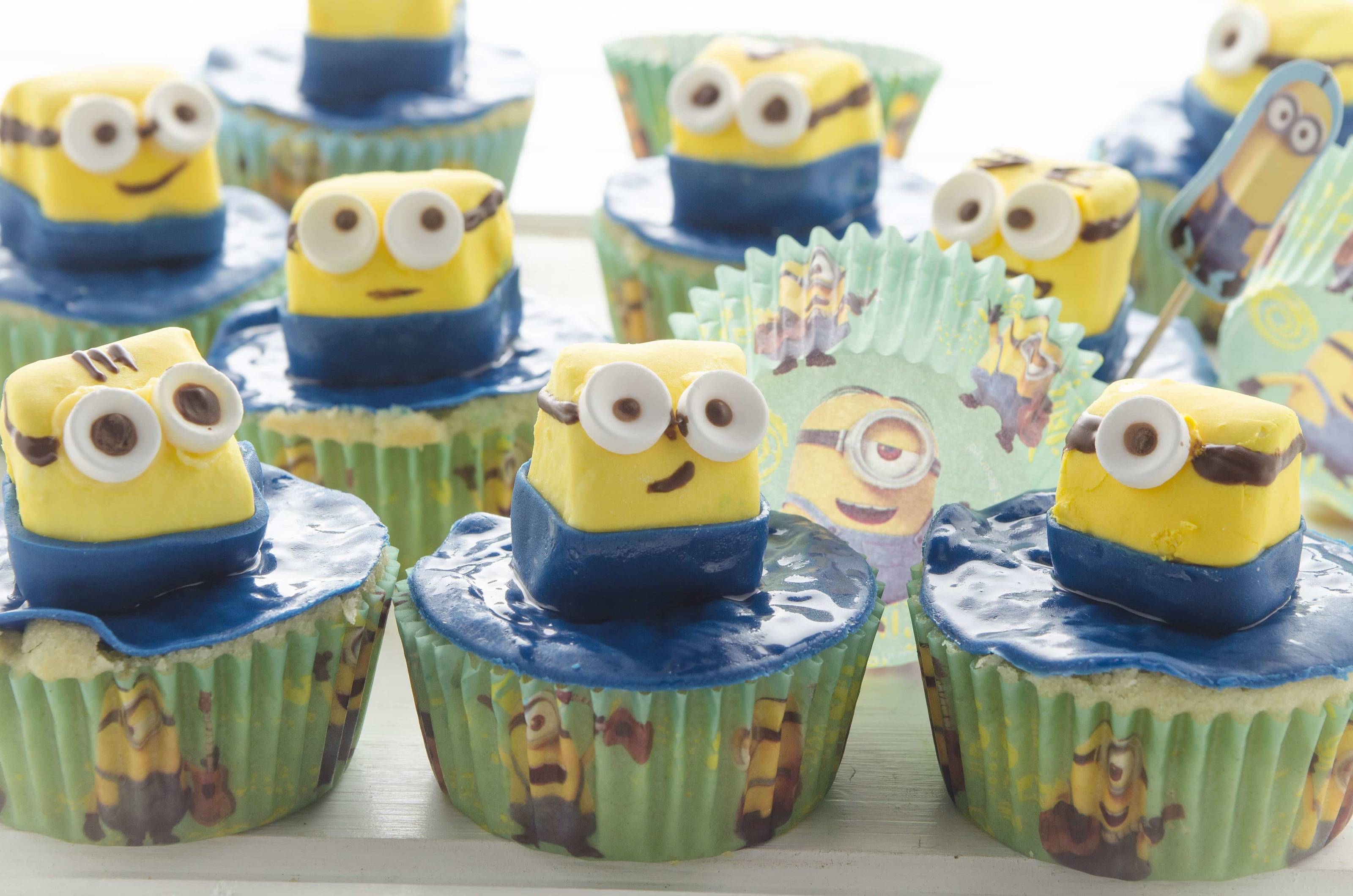 Bananen-Mandel-Minions-Muffin Rezept - ichkoche.de Bananen-Mandel-Minions-Muffin Rezept - ichkoche.de
