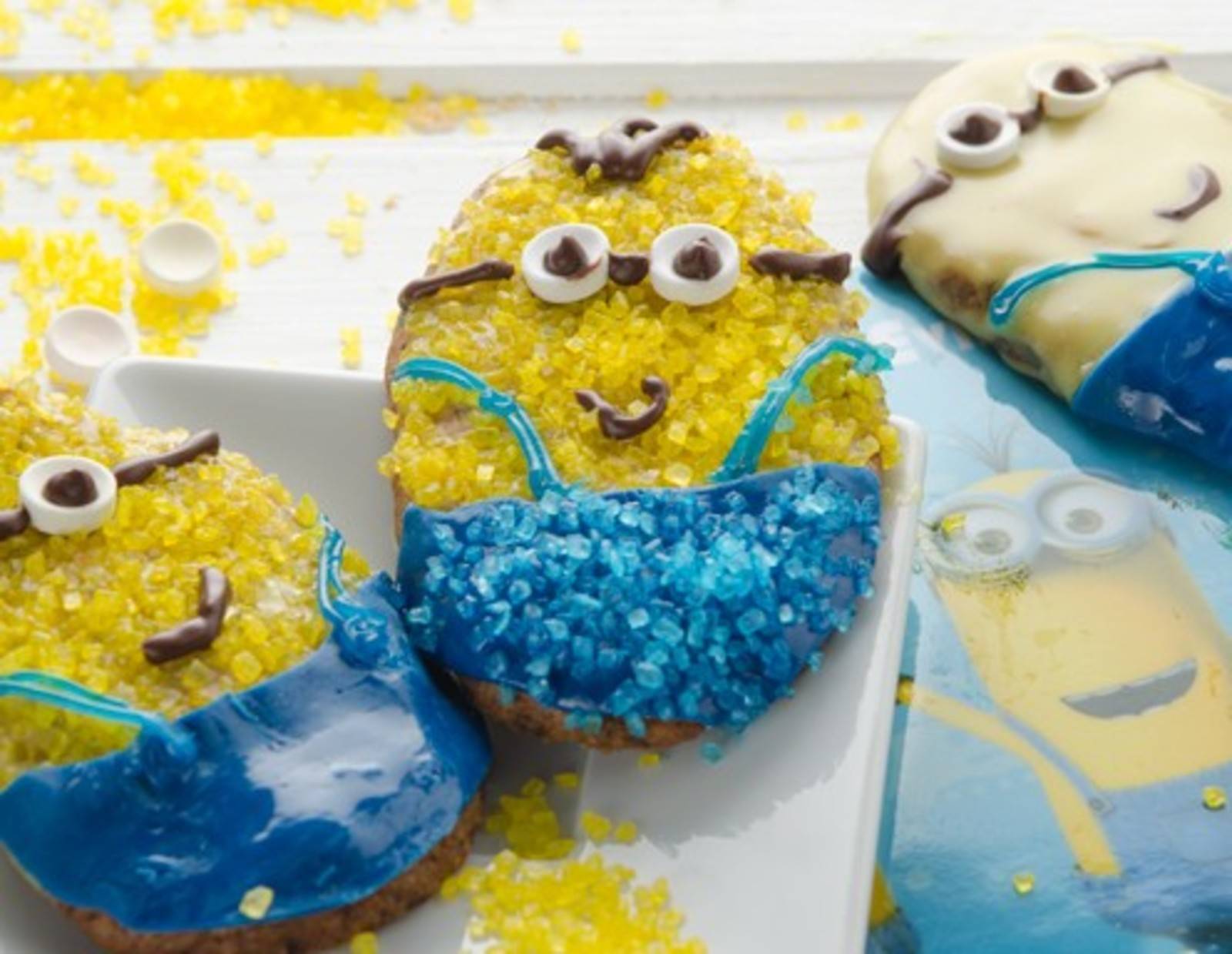 Bananen-Mandel-Minions-Muffin Rezept - ichkoche.at