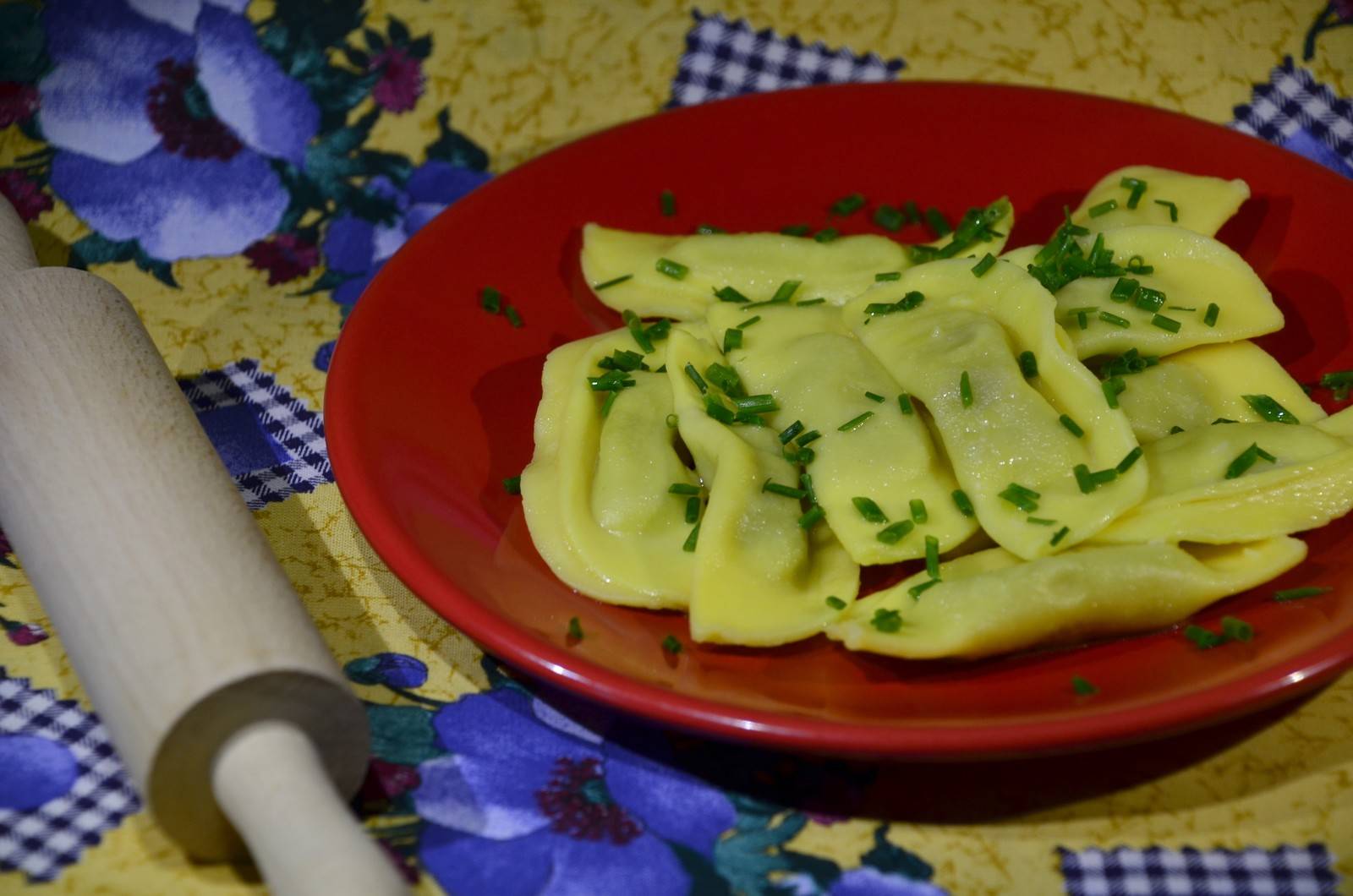 Ravioli mit Fleisch-Füllung