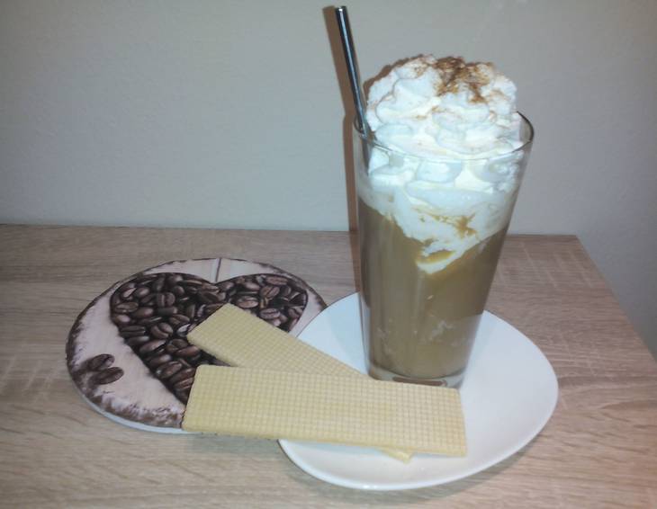 Erfrischender Eiskaffee