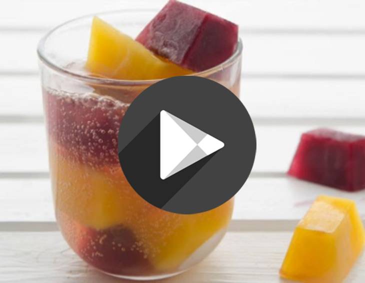 Video - Bunte Eiswürfel