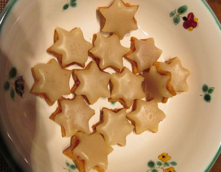Marzipan-Mandel-Sterne Marzipan-Mandel-Sterne