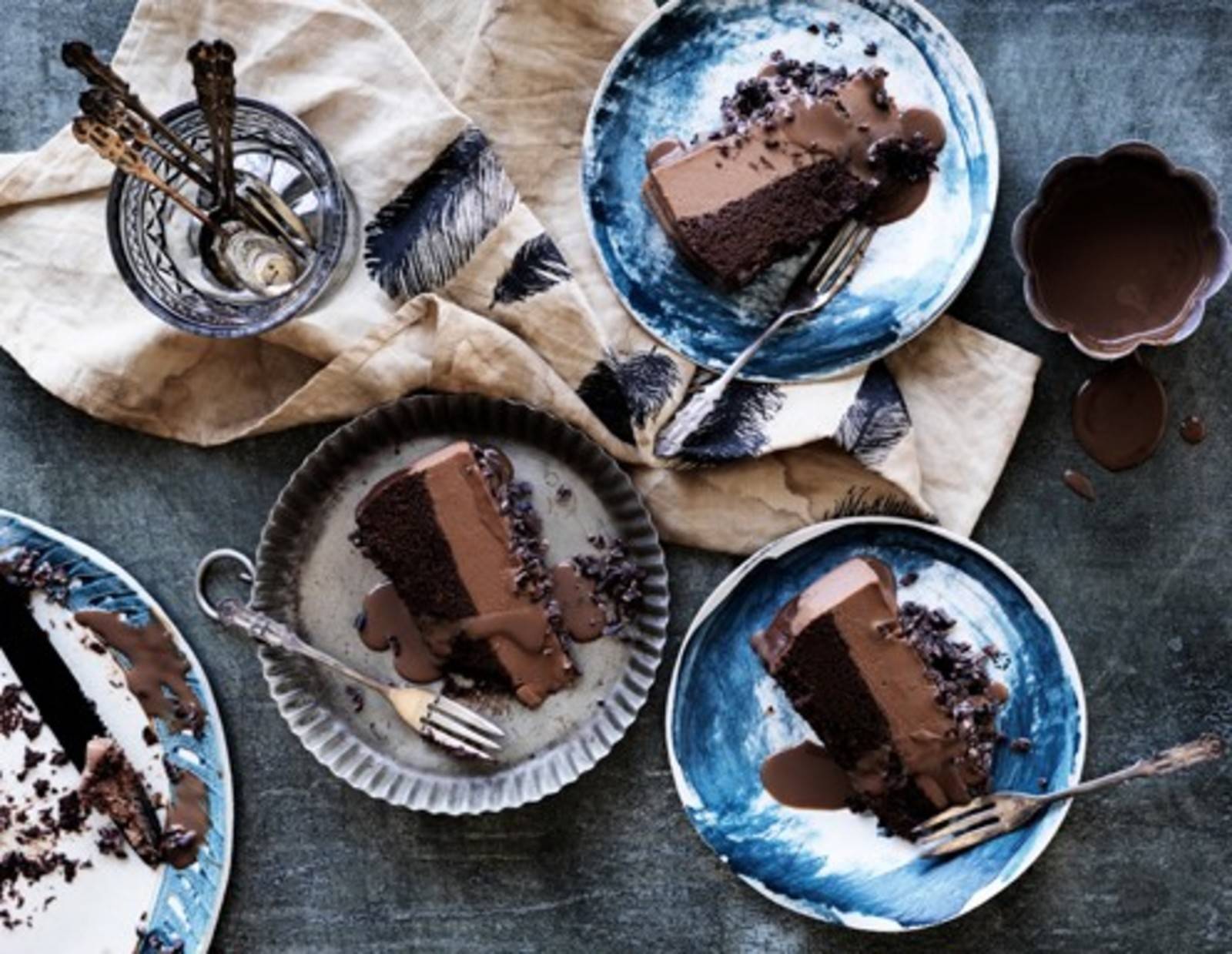 Schokoladenmousse-Torte mit Orange