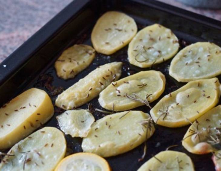 Kartoffelscheiben Kartoffelscheiben
