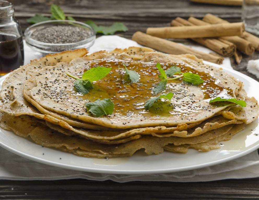 Chia-Bananenpalatschinken Chia-Bananenpalatschinken