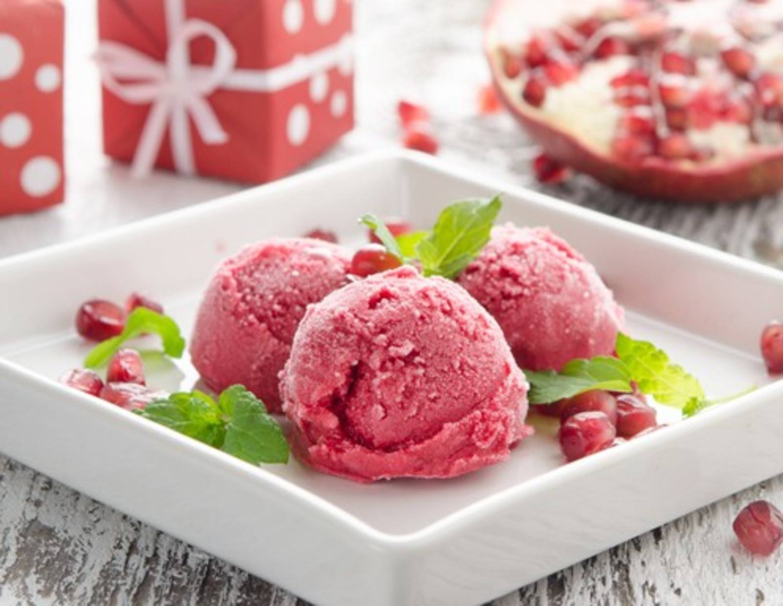 Granatapfelsorbet 