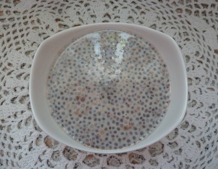 Chia-Brei mit Stevia Chia-Brei mit Stevia