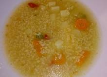 Mediterrane Hirsegemüsesuppe