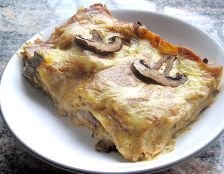 Champignon-Lasagne