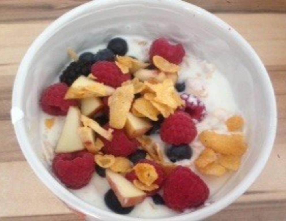 Powerfrühstück mit Früchten Powerfrühstück mit Früchten