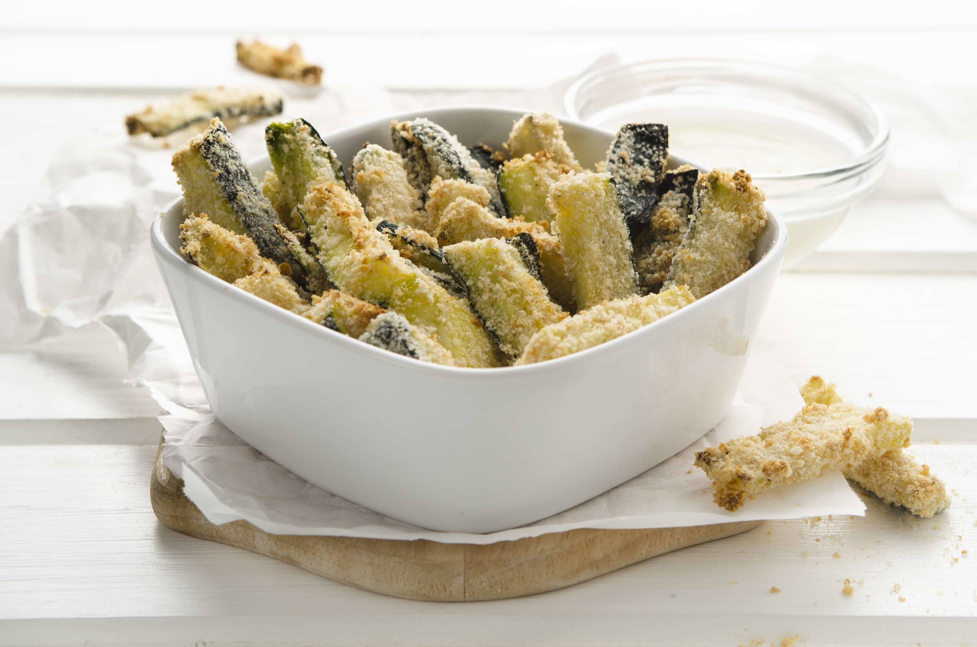 Gebackene Zucchini-Sticks Rezept