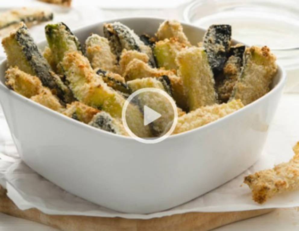 Gebackene Zucchini-Sticks Gebackene Zucchini-Sticks