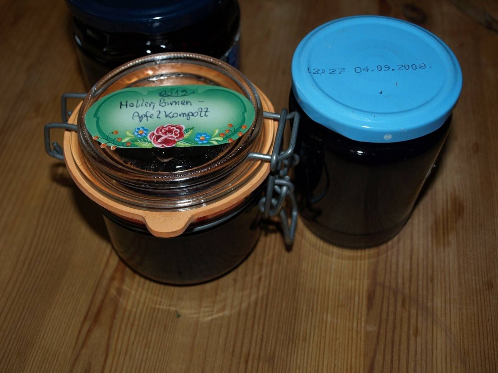 Hollerkompott mit Birnen und Äpfeln Rezept - ichkoche.at