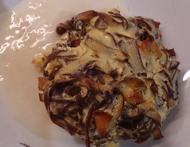 Exotischer Kakaonudelauflauf Exotischer Kakaonudelauflauf