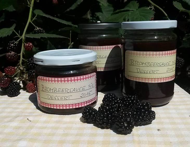 Brombeer-Dessert-Sauce Brombeer-Dessert-Sauce