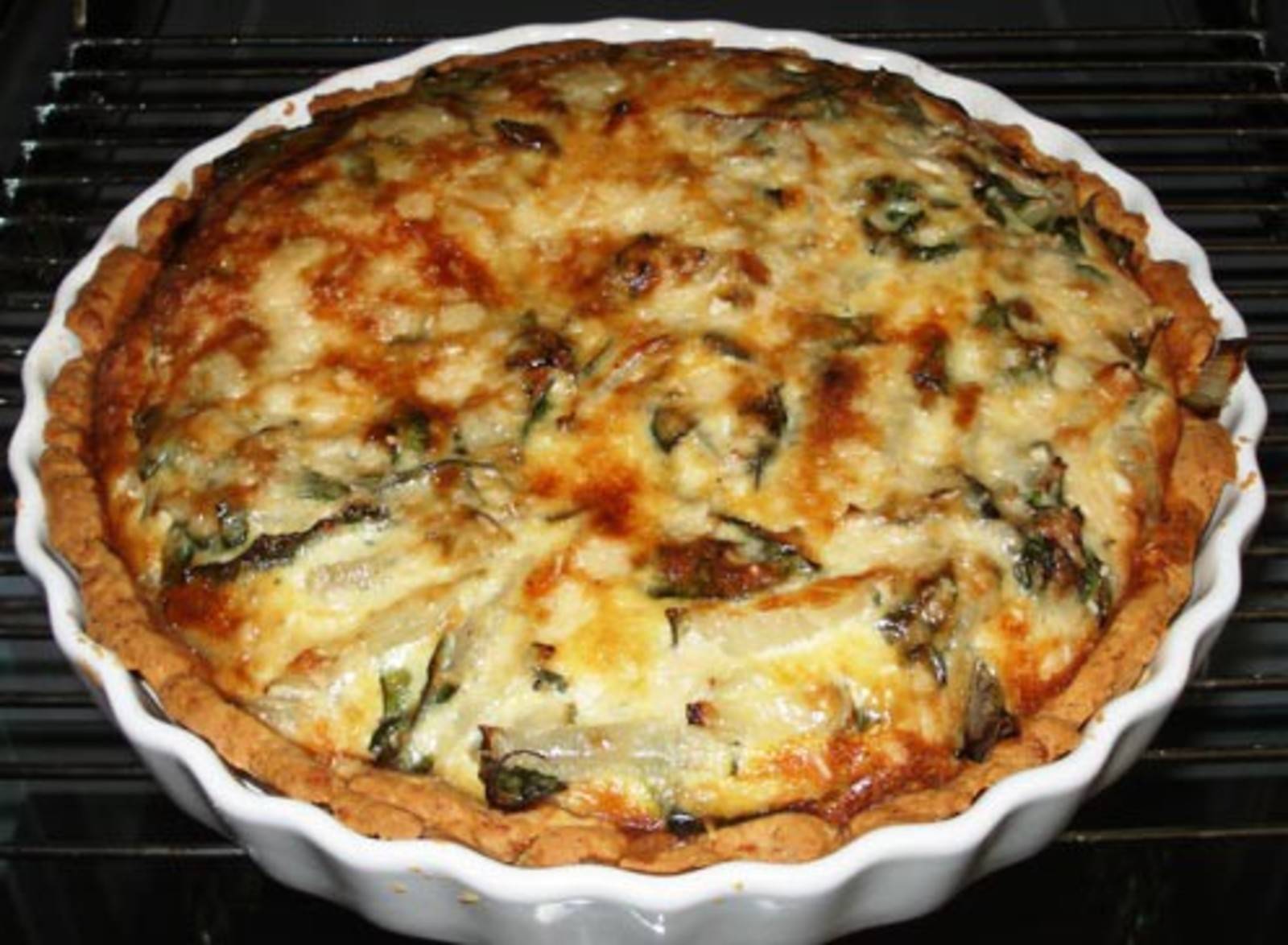 Spargel-Bärlauch-Quiche