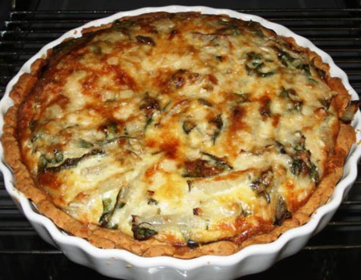 Spargel-Bärlauch-Quiche