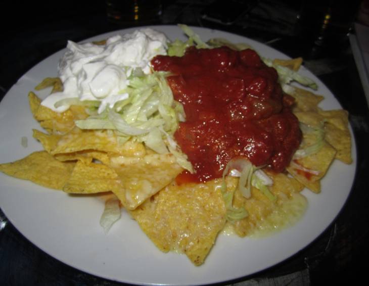 Überbackene Nachos