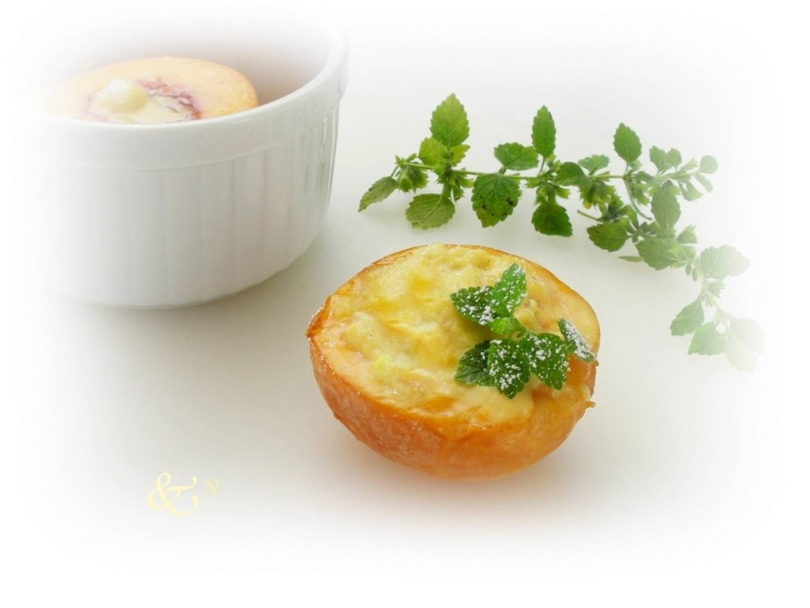 Überbackene Pfirsiche Rezept - ichkoche.ch Überbackene Pfirsiche Rezept - ichkoche.ch