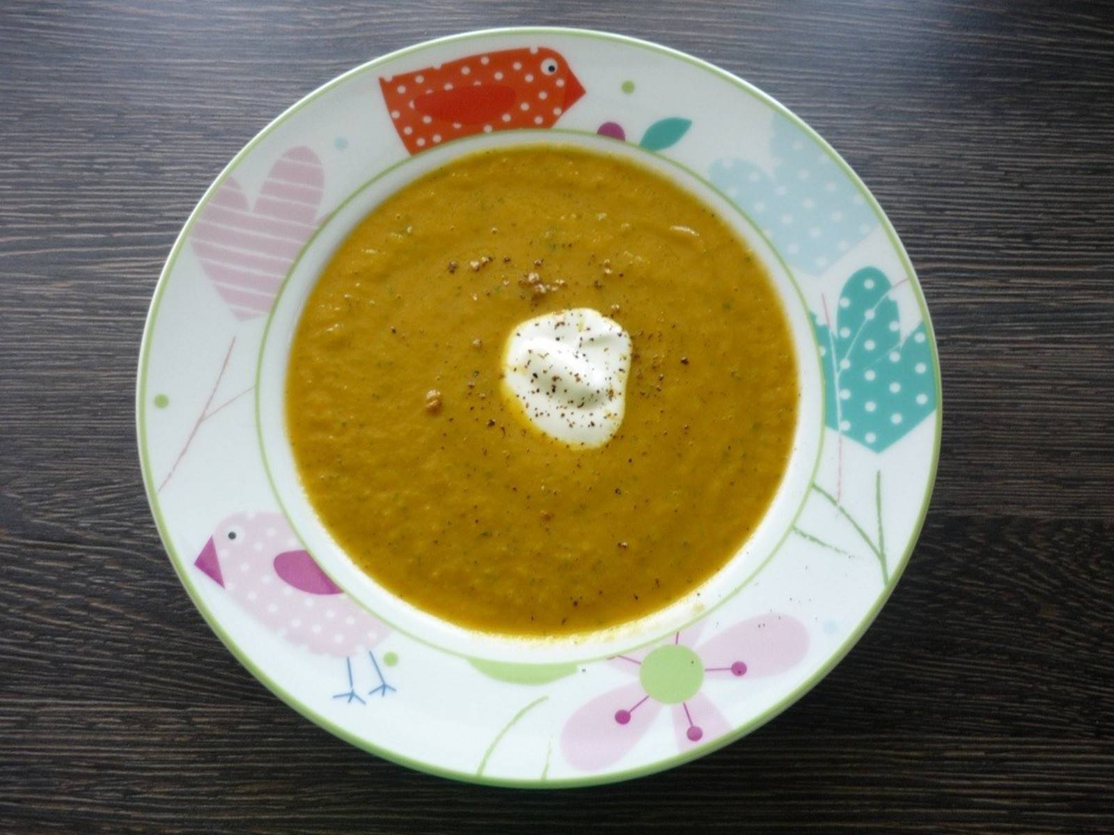 Zucchini-Kohlrabi Suppe