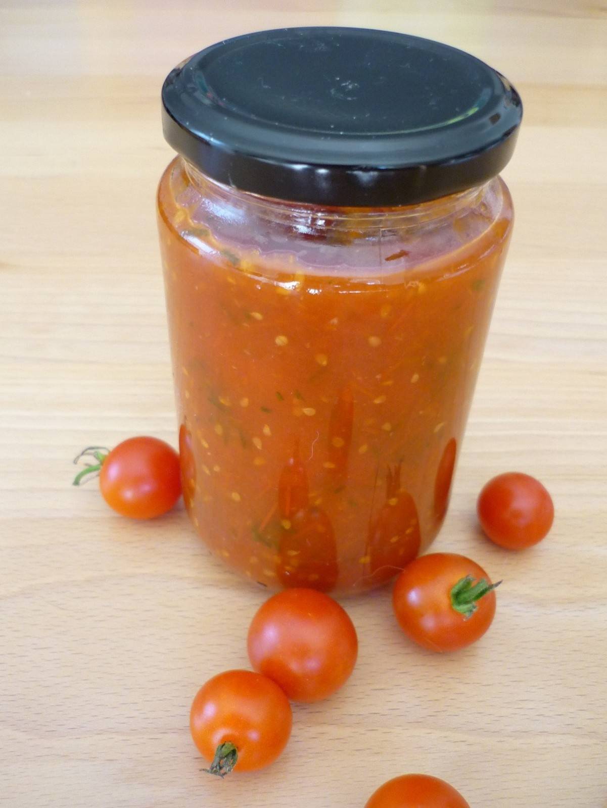 süß-scharfe Cocktailtomaten-Sauce