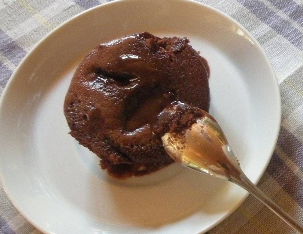 Schokoküchlein mit flüssigem Kern Schokoküchlein mit flüssigem Kern