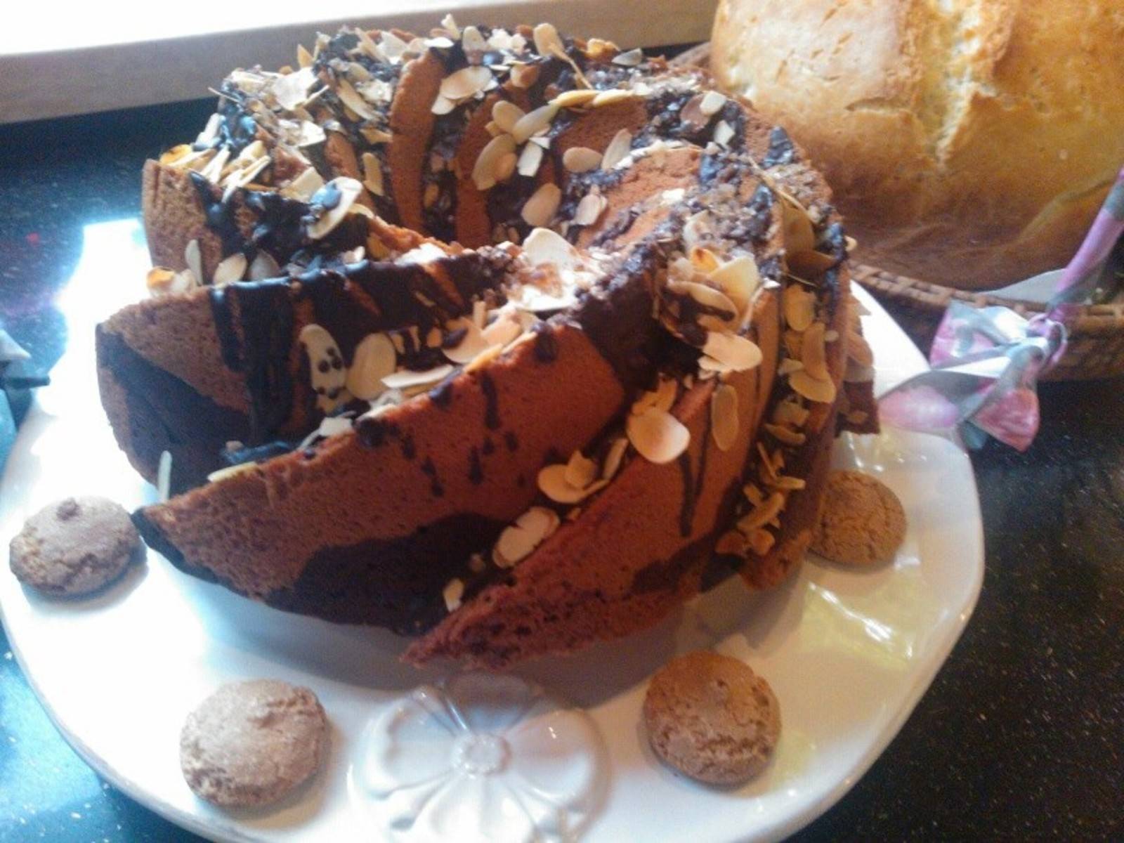 Amaretto-Marmor-Torte Rezept - ichkoche.de Amaretto-Marmor-Torte Rezept - ichkoche.de