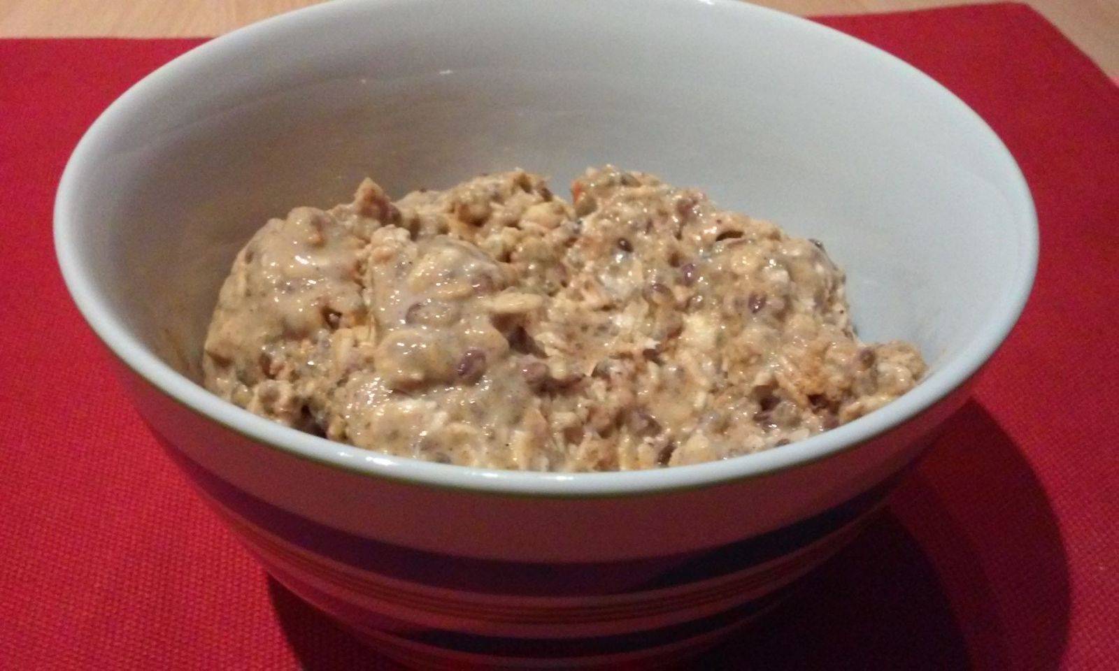 Overnight Oats mit Vanille-Müsli und Kürbispüree Rezept - ichkoche.ch