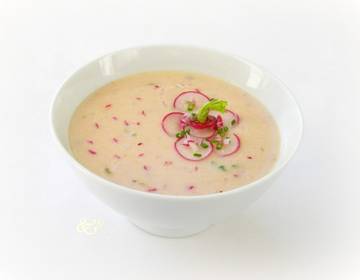 Radieschen-Kartoffelsuppe Radieschen-Kartoffelsuppe