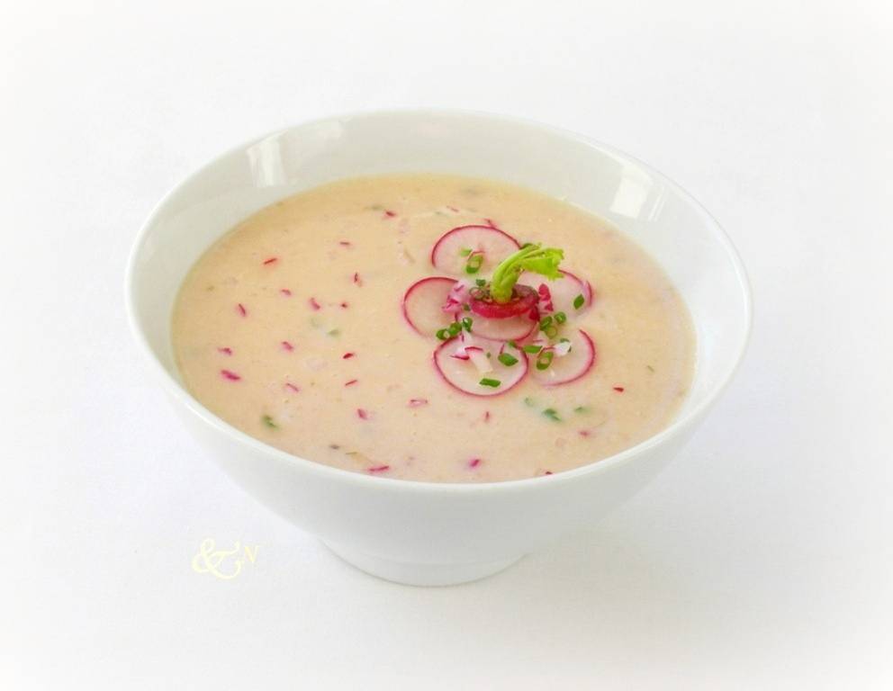 Radieschen-Kartoffelsuppe Radieschen-Kartoffelsuppe