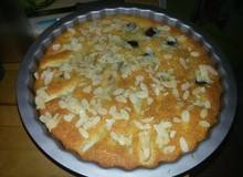 Butterkuchen mit Mandeln und Zwetschken Butterkuchen mit Mandeln und Zwetschken