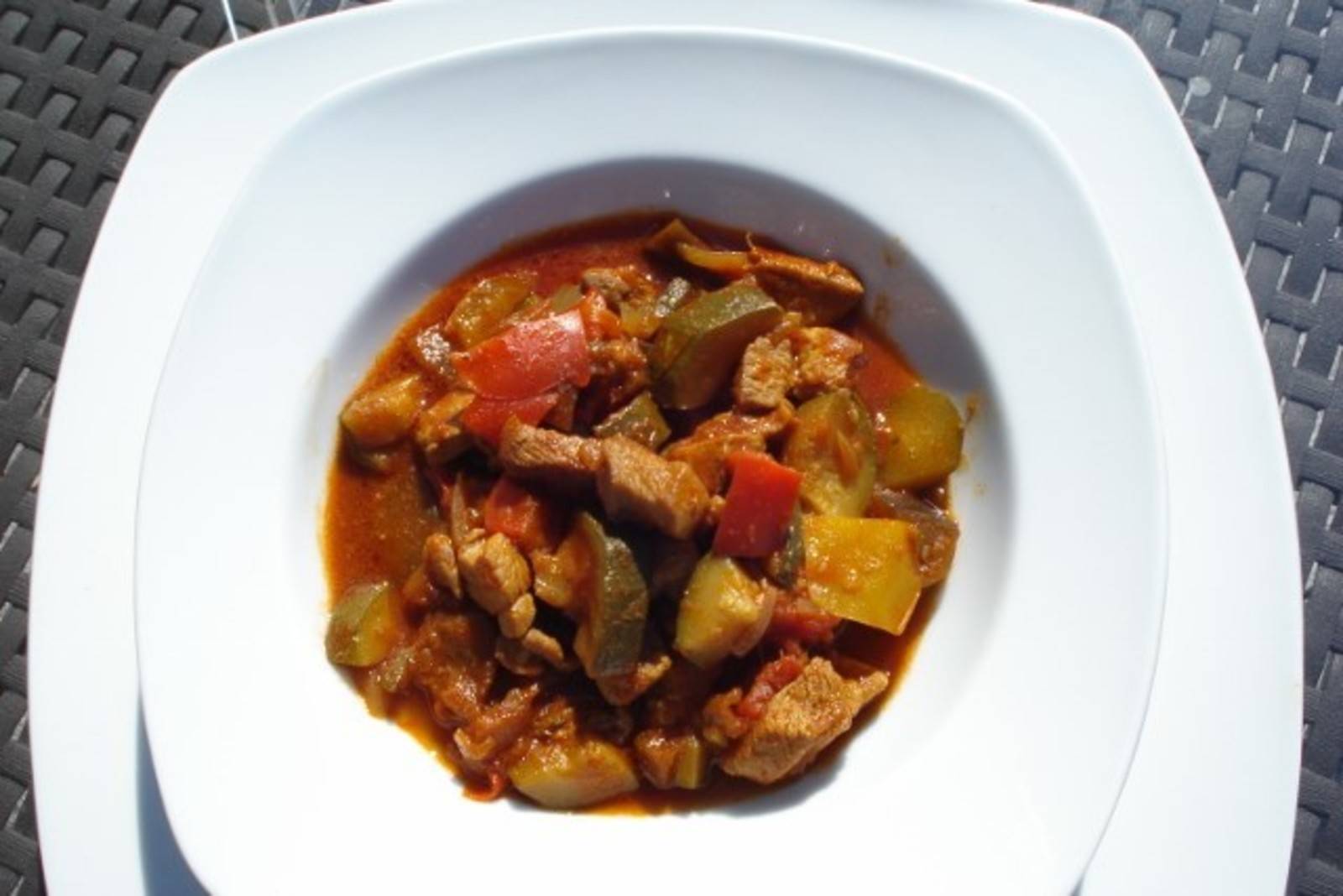 Pute mit Ratatouille