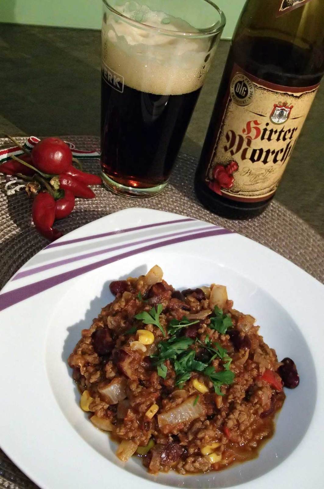 Chili con Carne meets Hirter Morchl