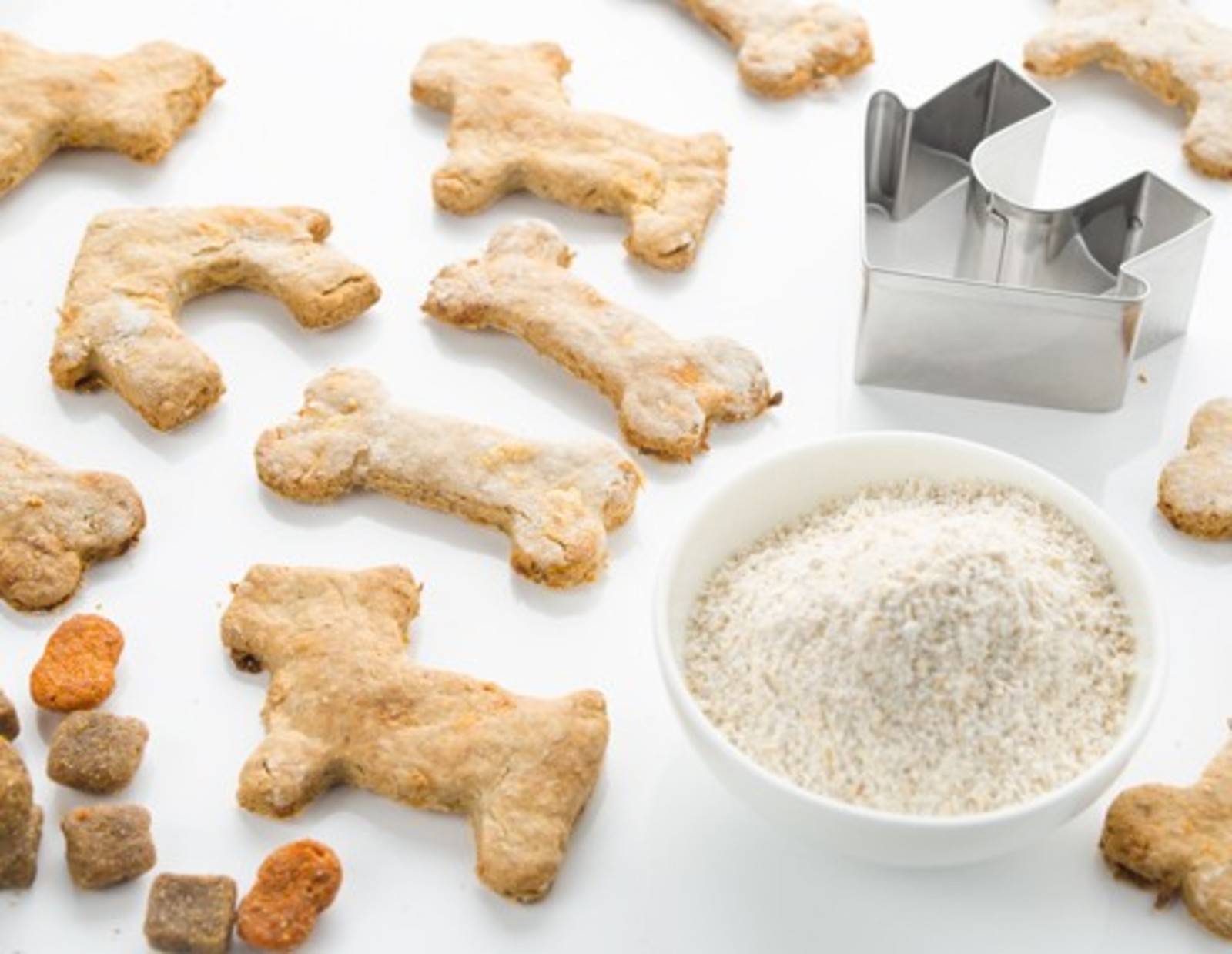 Hundekekse mit Apfel 