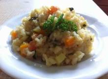 Bier-Gemüse-Risotto