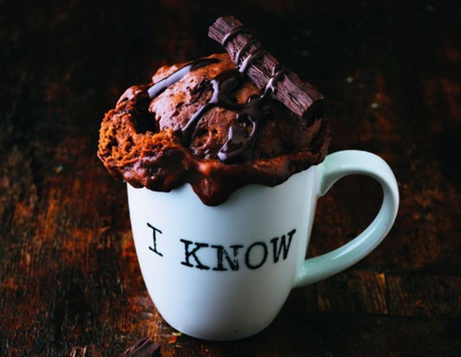 Double Schokoschock Mug Cake Rezept