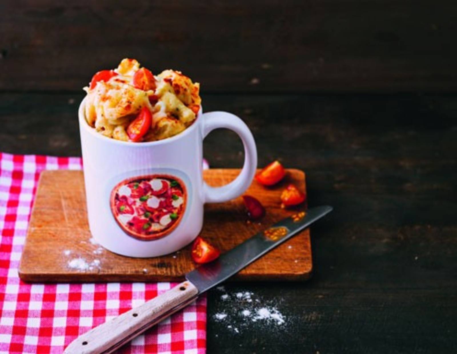 Pizza Mug Cake Rezept ichkoche.at