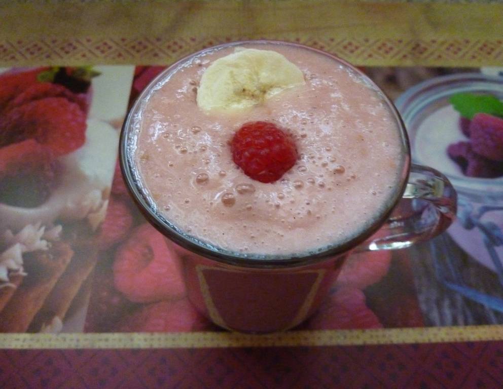 Himbeer-Bananen-Milchshake Himbeer-Bananen-Milchshake