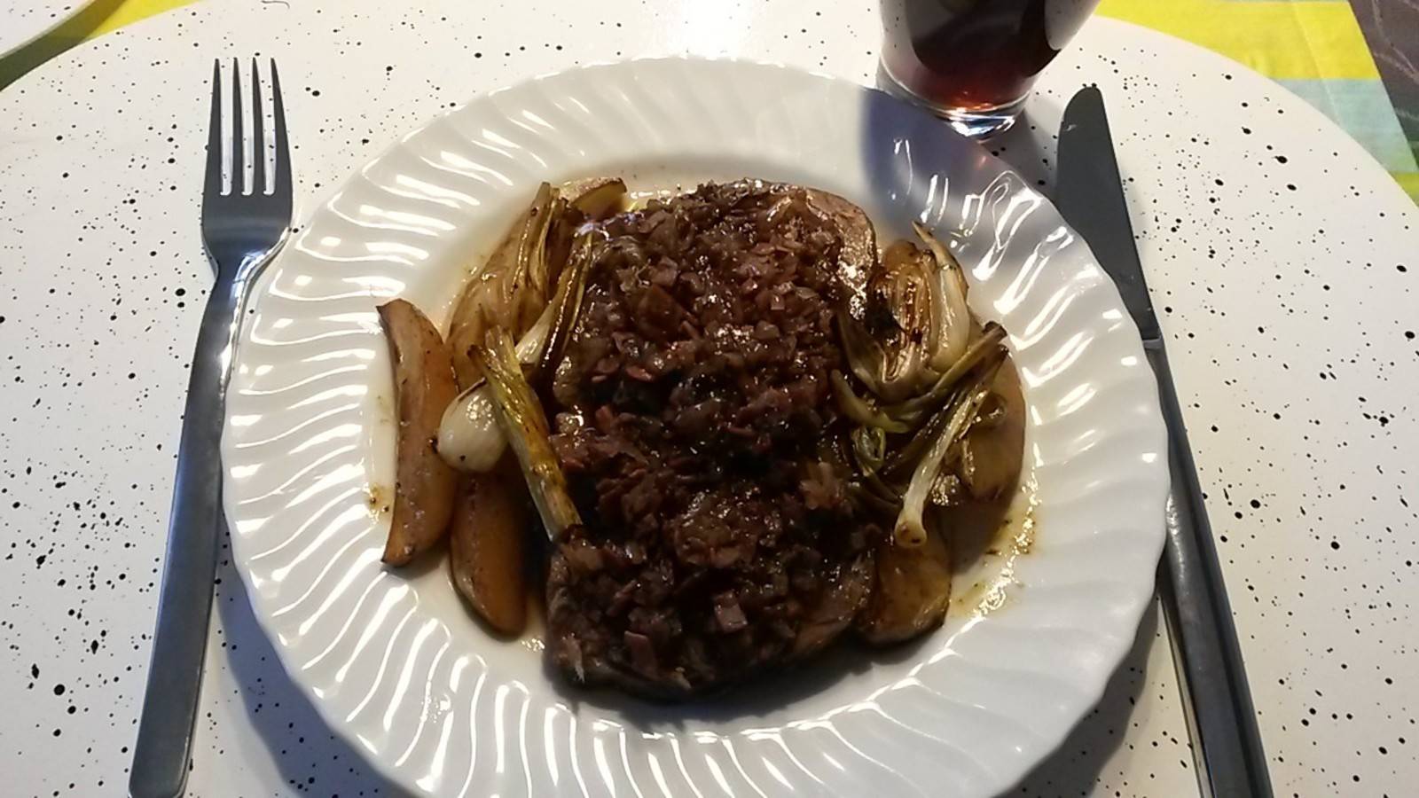 Roastbeef mit Rotweinsauce