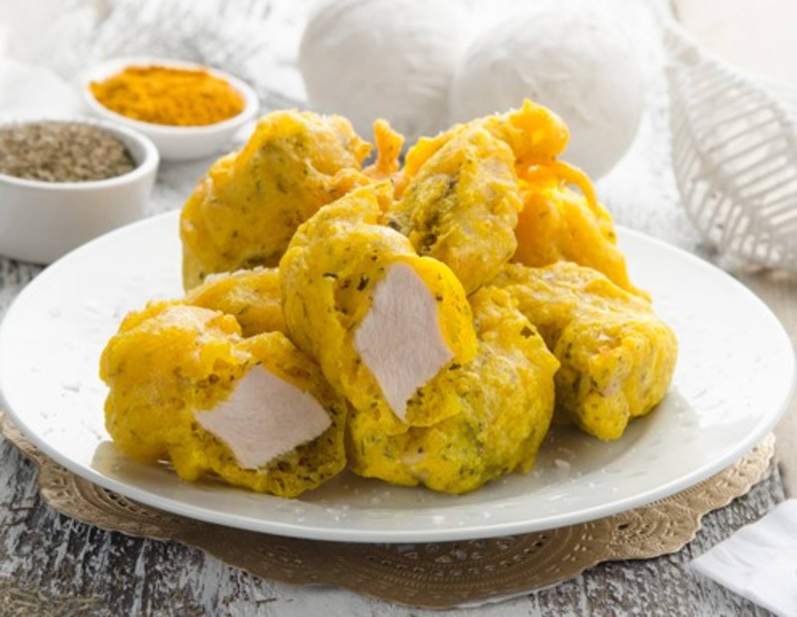Hühnerfilets in Champagnerteig 