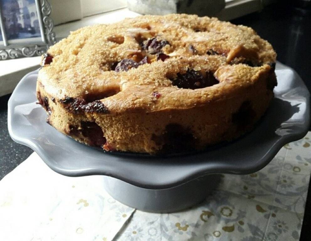 Versunkener Zwetschkenkuchen Versunkener Zwetschkenkuchen